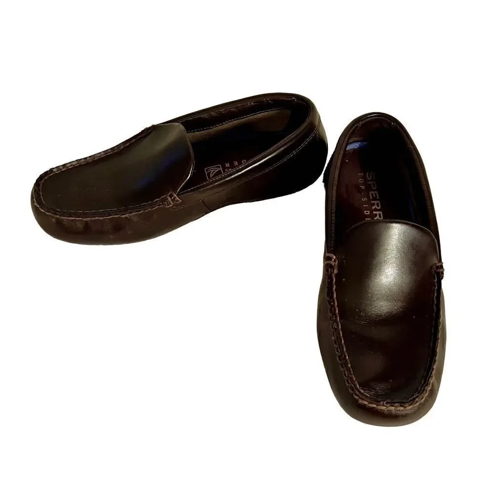 Sperry’s Men's Davenport Brown Venetian Driving Loafer Sz 8.5 Actor Wore On TV